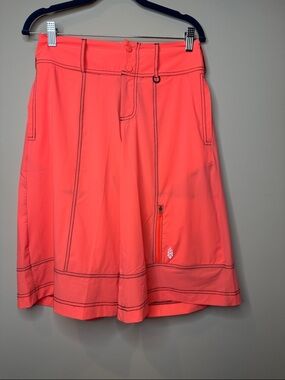 FP Movement Women Neon Coral Board Shorts Athleisure Beach Vacation Swim Size XS